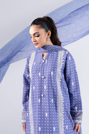 3 Piece - Printed & Embroidered Lawn Suit - MLD2-02