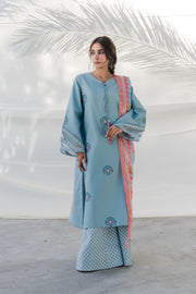 3 Piece - Embroidered Lawn Suit - MKV2-3