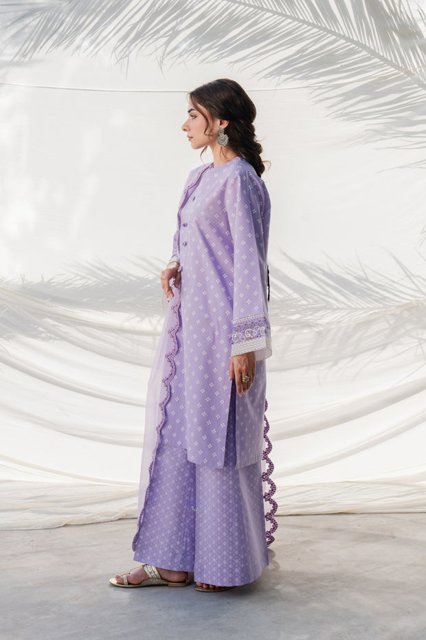 3 Piece - Embroidered Lawn Suit - MKV1-2